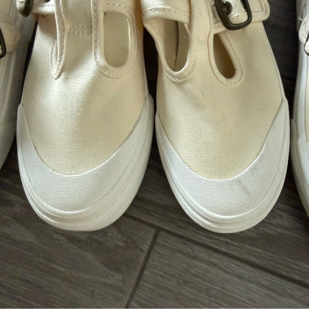 VANS|Beige cream canvas Maryjane sneakers with buckle & rubber sole•••NWOT,boho - Picture 15 of 15